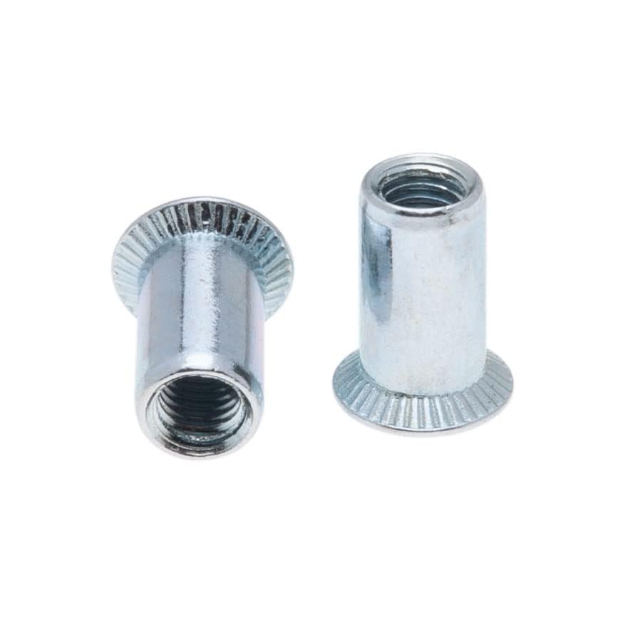 M8 Rivet Nuts, Countersunk Head Ronde Body met Thread, 8mm mm Noot, Gegalvaniseerd Staal Rivet Nut, Rivet voor Staal, Legering, Koper, Plastic, glasvezel en Composite (5 st.) 5