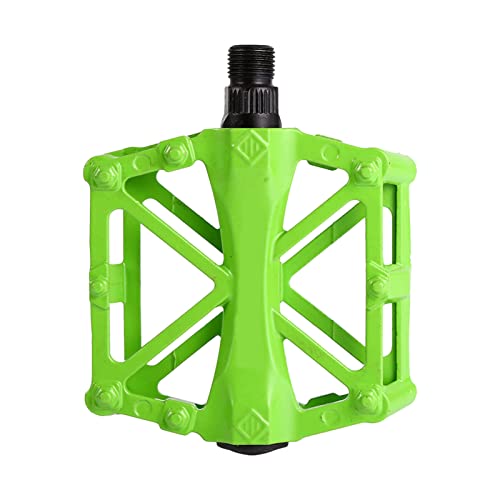 MTB Fiets Pedalen Groene Pedal Velo Aluminium Legering 1 Paar Anti Slip Duurzame Aluminium Fiets Pedalen voor MTB Wegfiets (Groen) 5