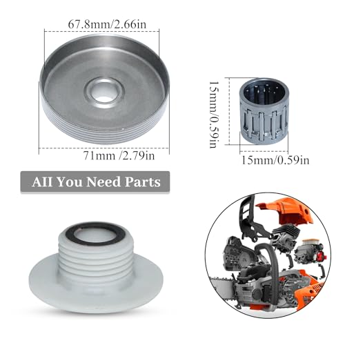 375-7T Clutch Bell Drive Rail Sprocket Drum Snail Transmission Voor Chinese kettingzaag 4500 45cc 5200 52cc 5800 58cc Zagen Delen