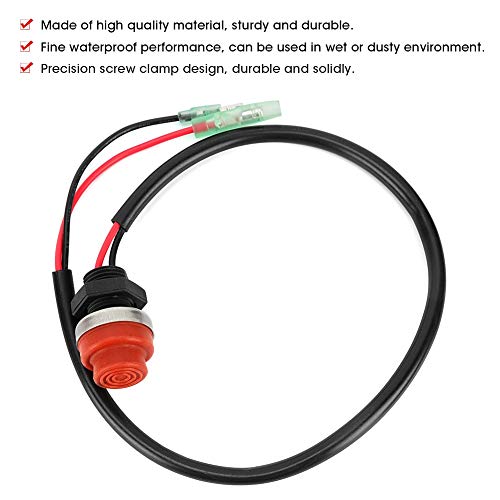 Start Stop Switch, Outboard Switch Keyless Push Knop voor Marine Boat Yatch Outboard