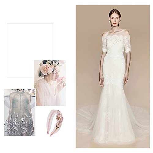 100 cm × 160 cm Kleurrijke Tule Stof met Sneeuwvlokken, Brede Tule Stof, Bronzing Stof, voor Bruiloft Decoratie, Party Decoratie, Kleding Decoratie, Home Decoratie, Banket Design, Wit