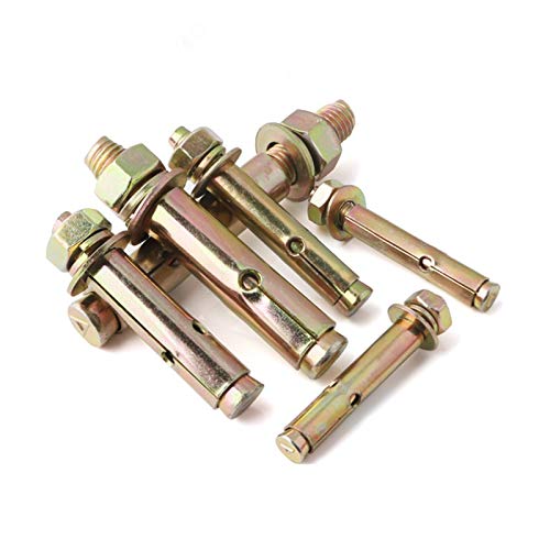 Extension Bolt 10Pcs M12 x 100mm Anker Bolt Fastener Anker Hex Bolt Sleeve Concrete Anker