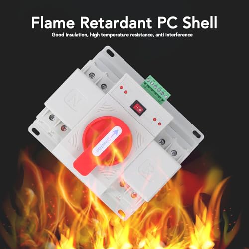 Automatische Transfer Switch voor dubbele voeding, ATS 230V 2PATS PC Auto Switching, Handmatige Automatische Operation Switch, Transfer Lever (63A) 4