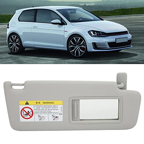 Car Sun Visor, 5GG010029 Auto rechts interieur zon Visor Grey voor MK7 2014-2017 (ABS Plastic Cloth)