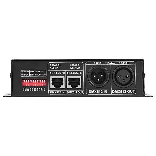 DMX controller 3 kanaal LED 5V~24V DC digitale display decoder dimmen bestuurder DMX 512 4A 3 kanalen decoder module controller voor LED RGB lamp podium verlichting