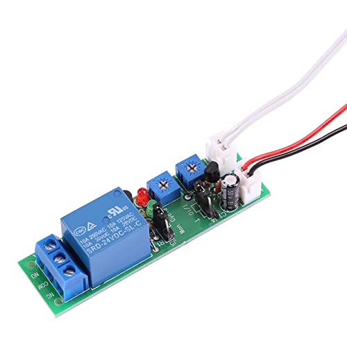 1pc DC 12V / 24V Temps de cycle réglable Module de pendelation de délai On / Off Minuterie Temporisateur Module 6 Types en optie(DC24V 0-15mins) 4