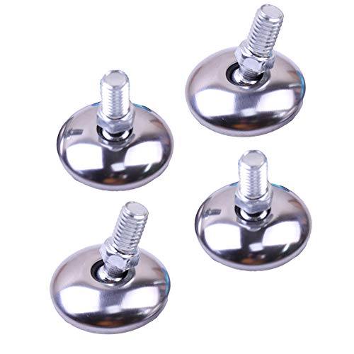 4Stuks Meubels Schroefvoetkussens Verstelbare Threaded Meubels Niveaus Houten vloerbeschermer voor Bureau, Tafels, Bed, Bank (38x20x8mm)
