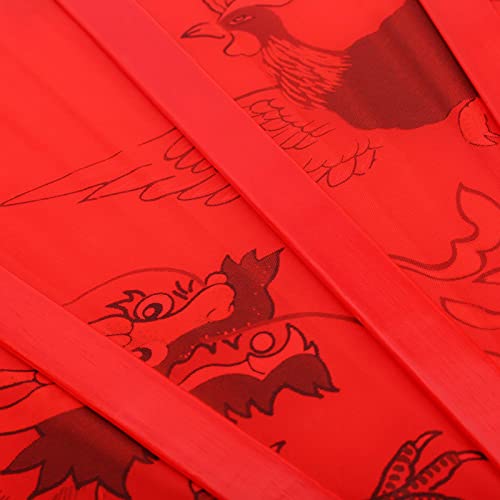 Chinese Kung Fu Tai Chi Fan, rechterhand rode Tai Chi Martial Arts Kung Fu Bamboo Fan voor mannen en vrouwen prestaties dans decoraties 4