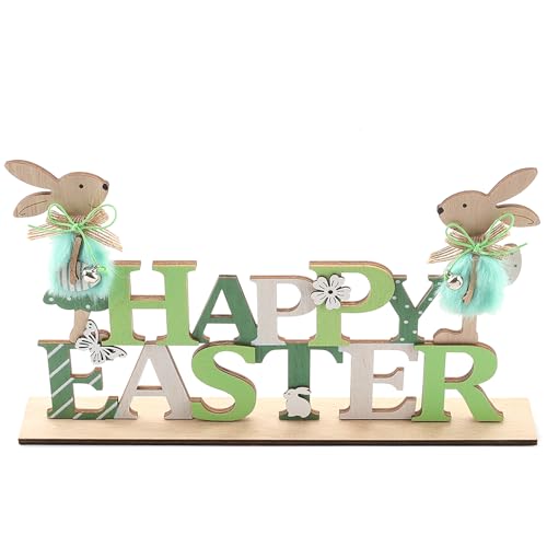 Houten Paasdecoratie Stand Pasen Konijn Houten Decoratie Pasen Decoratie Houten Konijn Decoratie Pasen Decoratie (Happy Pasen)
