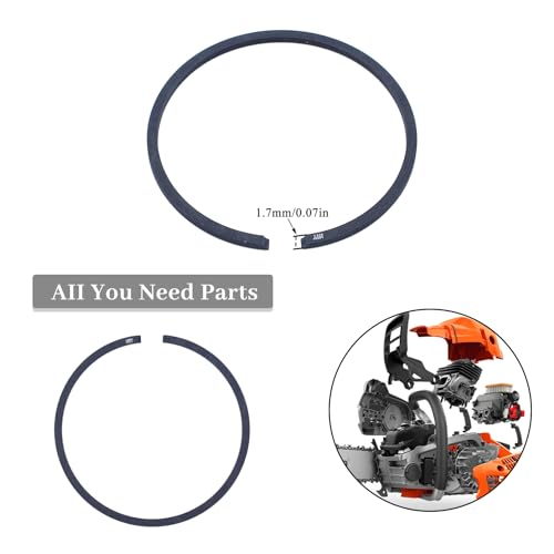 2Stuks/perceel 45mm x 1,2mm Piston Ringen Fit Husqvarna 353 351 350 346 346XP 340 kettingzaag reserveonderdelen