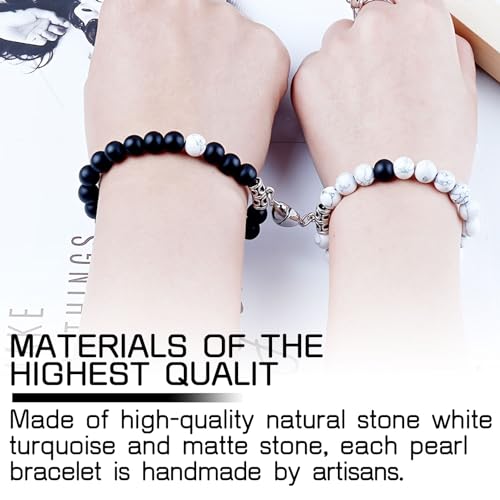 Koppels armband, magnetische partner bijpassende armbanden, paar armbanden, Bff Uniek, Partner Armbanden, Vriendschap armbanden, Geschenken voor geliefden, Beste Vriend, 10 3