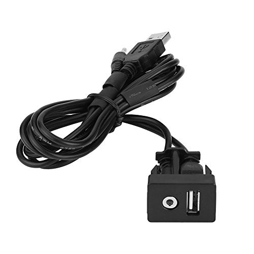 3 5mm AUX Extension Cable USB-kabel aansluitveld voor de meeste van de auto USB Jack Extension Cord
