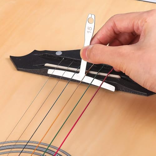 Zee 72PCS Gitaargereedschap set Gitaar Gereedschap Reparatie Onderhoud Gereedschap Set voor Elektrische Gitaar Bass voor elektrische gitaar, Bassen enz. 5