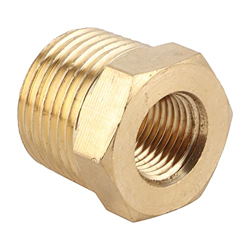 NPT Brass Pipe Reducer Adapter Bus Bus passen 3 8in man tot 1 vrouw voor water brandstof gasolie Premium kwaliteit duurzaam materiaal 3