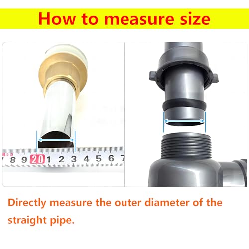 6PCS Cone Seal Ring, Slip Joint Washer, Rubber Washer voor Drain Pipe Aanrecht Odor Trap Siphon, 32MM afval pijp Afdichtingsring 4