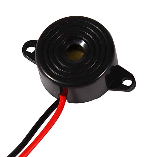 3-24V 12VDC Buzzer, 85 tot 95 Decibel Piezo Electronic Tone Buzzer Alarm Continue geluidskabel lengte 100m m 3