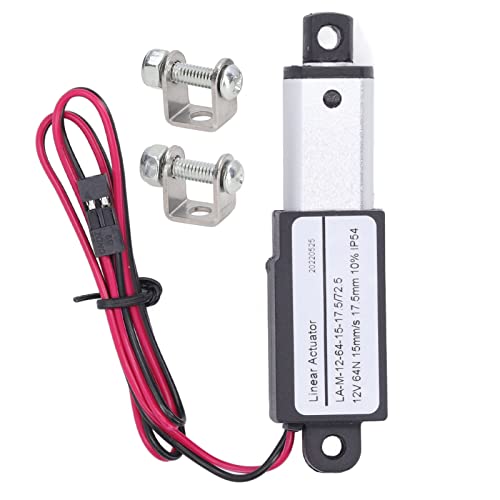 Elektrische Micro Lineaire Actuator Miniatuur DC Voeding Aluminium ABS Mini Motion Actuator voor landbouwmachines 12V (17.5mm)