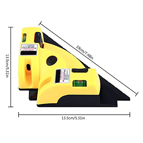 Floor Laser Level Tool, rechterhoek 90 graden, tegellaser met perpendicular Lasers voor vloerinstallatie 4