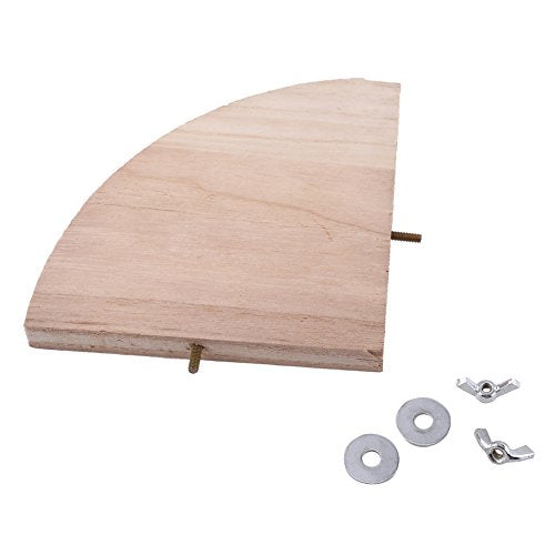 Wellettich Seat Board, Hamster Accessoires, Rat Accessoires voor kooi, Bird Seating Board, Bird Perch Stand Platform, Parrot Platform, Bird Cage, Barsch Stand Platform Ahout, Fan Shape, Parrot 3