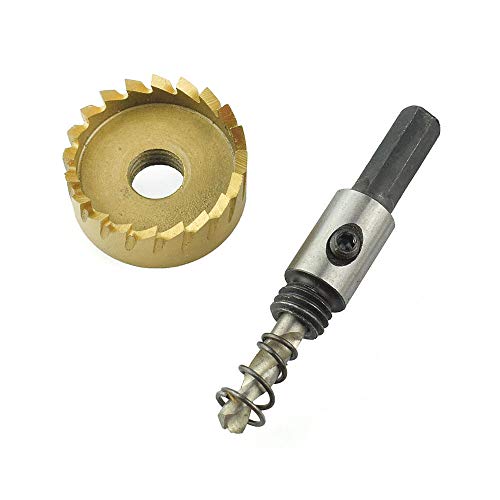 Titanium gat Saw High Speed Steel 12-65mm gereedschapskist voor staal, roestvrij staal, ijzer, koper, messing, aluminium, glasvezel, Formica