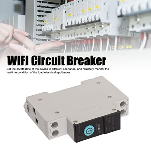 Din Rail Circuit Breaker Smart Wifi Switch Mobiele telefoon afstandsbediening 3 Timing modi voor huishoudelijke apparaten Din Rail Circuit Breaker (32A) 3