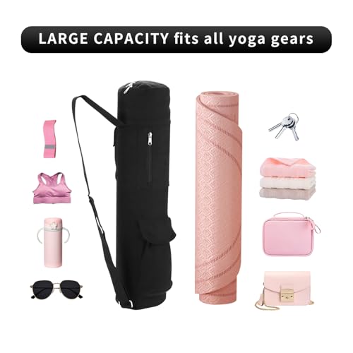 Yogapad Bag Canvas Yoga Mat Opbergzak Multifunctioneel Yoga tas Yoga drager rugzak met verstelbare band voor Yoga Mat opslag 4