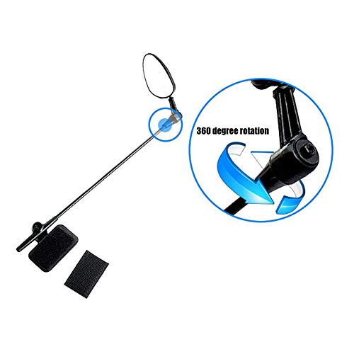 Verstelbare achteruitkijkspiegel helm, helm achteruitkijkspiegel fietsspiegel voor helm, hoed of kap 5