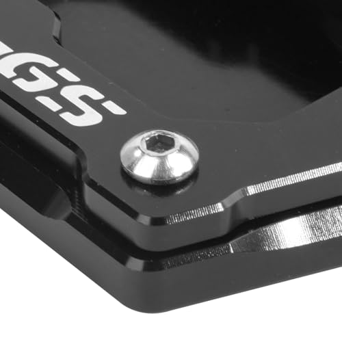 CNC Aluminium Legering Motorfiets Side Stand, Uitgebreide Ondersteuning Voeten Verruimde Bracket Plate, Geschikt voor R1200GS/R1250GS/F750GS/F850GS ADV LC/Rallye HP 5