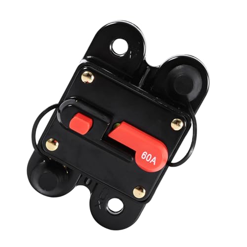 Fuse Converter Reset 12V-24V 50A 60A 80A 100A Circuit Breaker Reset Fuse houder Car Boot Waterdicht voor Beveiligingssysteem (60A) 3