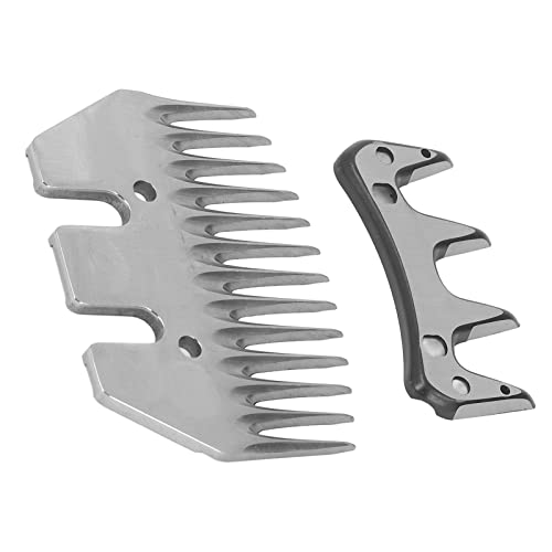 Schaarblad voor geitentrimmer, slijtvast hoog koolstofstaal, geavanceerde elektrische coating, dik bont dierenschaarblad 5