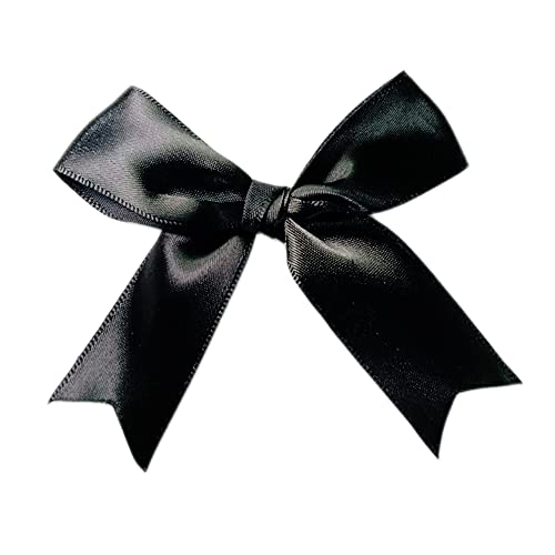 Satin Ribbons, Pack van 100, 8.5 x 8.5 cm, Decoratieve Bows, Ready Made Bows, Gift Bows voor DIY ambachten, Bruiloft, Kerstmis, Valentijnsdag, Decoratie, Kaarten maken