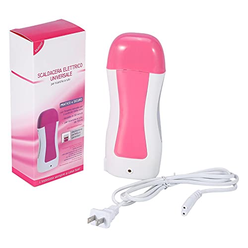 Wax Warmer voor waspatronen, dubbele patronen, wasapparaat, haar verwijdering Wax Heater, voor mooie huid, was haar verwijdering Rolls, Verwarming (EU) 4