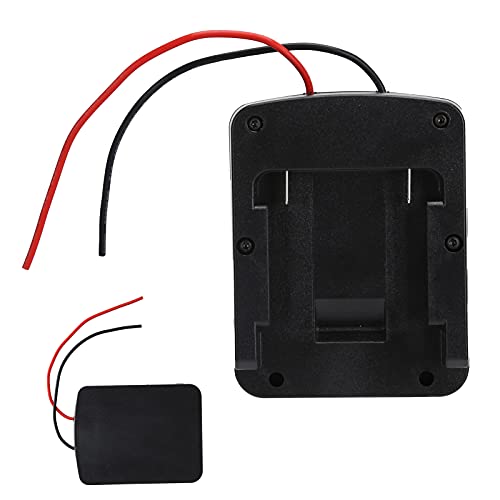 Draagbare Power Wheel Adapter, Batterij Adapter voor 18V Lithium Batterij Power Wheel Adapter Dock Power Connector Zwart 5