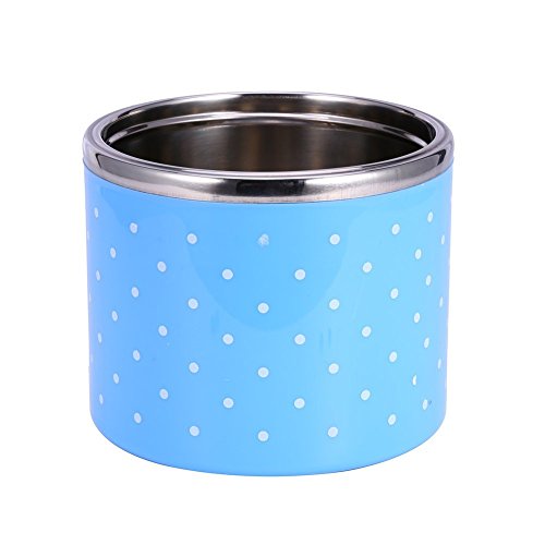 Thermo Lunch Box Roestvrij stalen isolatie, 1/2/3 laag Portable Isoled Thermal Bento Box Leakproof Insulated Lunch Box Food Container Heating Box met handvat 4