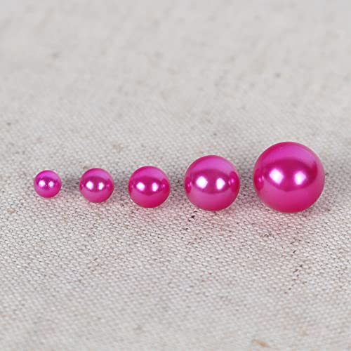 1000st Rond Plastic Kralen Zonder Boren Kleurrijke Ambacht Kralen Kralen Ambacht Kralen voor doe-het-zelf sieraden Accessoires spread Decoratie Decoratie Decoratieve Kralen voor bruiloft Doop Partij Vaas Vultafel Decoratie Blauwpaars