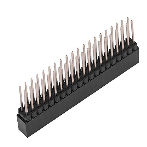 3 st Vrouwelijke Pin Header 2 x 20 Pins 2.54m Vrouwelijke Header Connector voor Staanplaats Extra Lange Vrouwelijke Dubbele Roei Korte Pin Headers voor 5