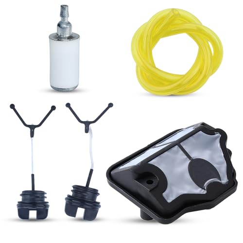 Air Filter Gas Oil Cap Kit voor Husqvarna 136 141 137 142 36 41 Kettingzaag Onderdelen