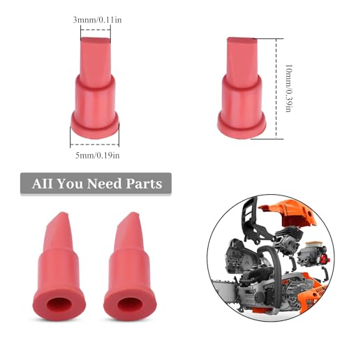 2 x Fuel Tank Vent Kit voor STIHL MS170 MS180 017 018 Kettingzaag #20410 Vervanging van nieuwe onderdelen