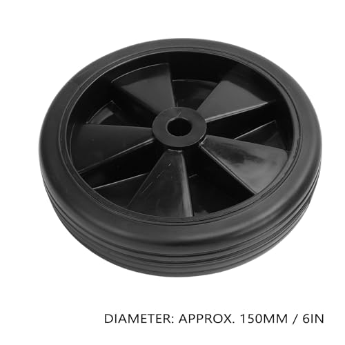 Spacnana 2 Stuks 6 Inch 150 Mm Diameter Luchtcompressoren Vervangen Rubber Eenvoudige Installatie 12 Gaten Rubberen Wiel