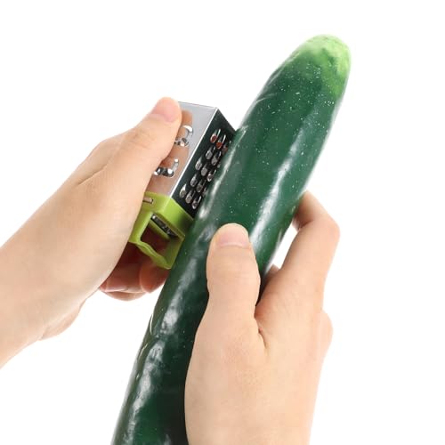 6 stuks Mini Square Grater, Mini Stainless Steel Cheese Grater, multifunctionele Grater met handvat voor chocolade, citroen, nootmuskaat, kaas, gember, groenten 4