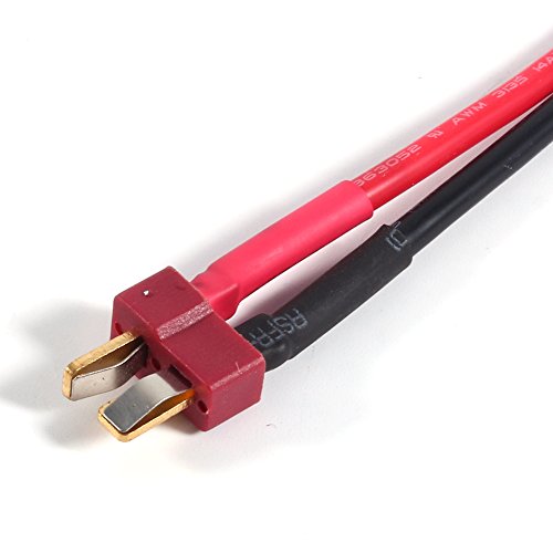 Deans Style T Plug Man naar grote vrouwelijke connectoradapter 14AGW Zachte siliconekabel 4