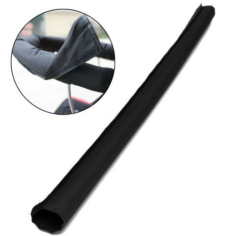 Set van 2 kinderwagen barhoes, kinderhandvat hoes (zwart)