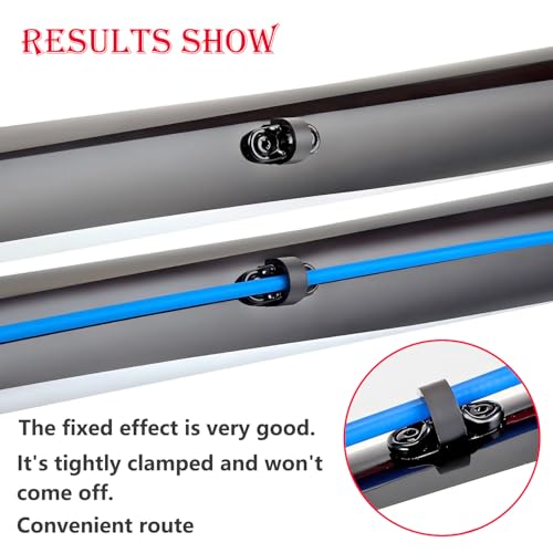 40 st. Plastic C-clip Fietsenklem, Aanhangerklem, Shift Kabelbehuizing, Slangengids voor MTB Mountain Road Fiets 3