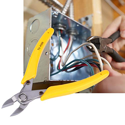 Kabel snijtangen, 6" roestvrij staal Legering Kabel snijtangen, Professionele Hoge Hardheid Elektronische snijgereedschap voor Grinders