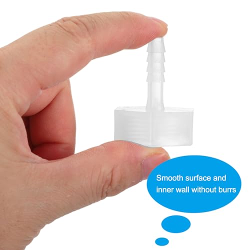 Set van 5 kunststof slangenhouders, 1/4 Inch Bard x 3/4 Inch G Vrouwelijke draadadapter Connectorbuis geschikt voor watervloeistofgasbrandstof 3