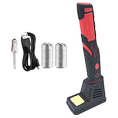 Draagbaar draadloos Soldeerijzer 1800m Ah Oplaadbaar Soldeerhulpmiddel met Touch Sensor en LED Spotlight, Professionele veilige draadloze Soldeerset