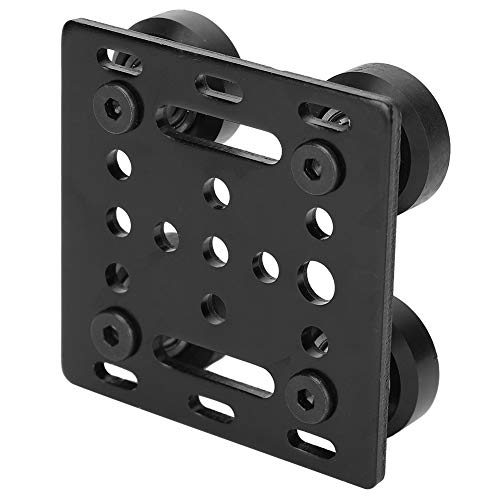 V Typebord 2040 Aluminium Extrusie Aluminiumoy Plastic V Typering Plate Black voor 3D Printer Accessoires Aluminium Eu Standard 2020 Wielen 5