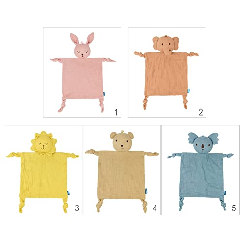 Olifant knuffeldoek baby snuggle kleding met konijn hoofd knuffel kleding knuffel speelgoed konijn voor baby's katoen Muslin kleding Baby deken comfort voor pasgeboren baby's geschenk voor geboorte jongens