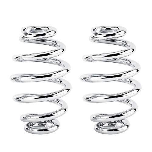 Barrel Springs Steel Seat Springs Seat Mount voor Chopper Bobber Motorcycle(Chrome)-Bobber Saddle Spring