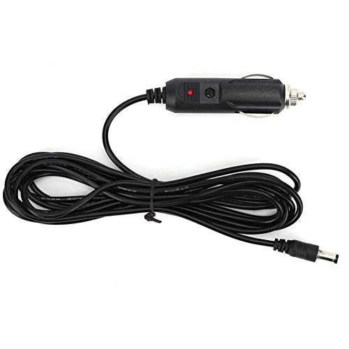 2st 12V/24V DC 5.5mm x 2.1mm Sigaretaansteker Power Adapter Kabel (3m)